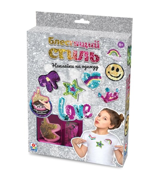 1 Toy наклейки на одежду блестящий стиль (т15694)