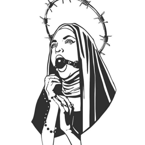 Наклейки монашки