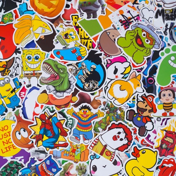 Наклейки в стиле хиппи