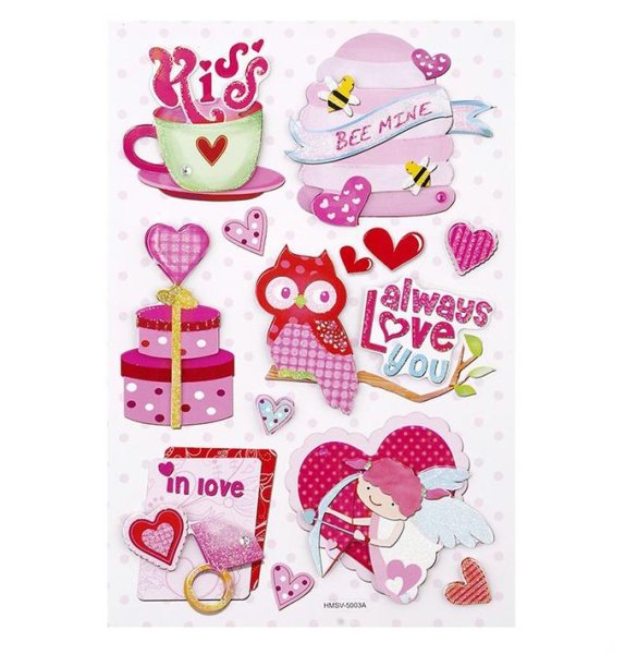 Любовные наклейки