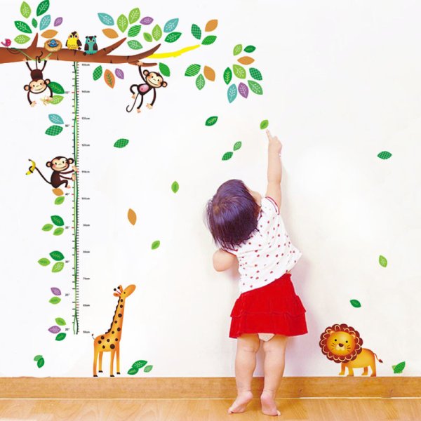 Ростомер детский на стену