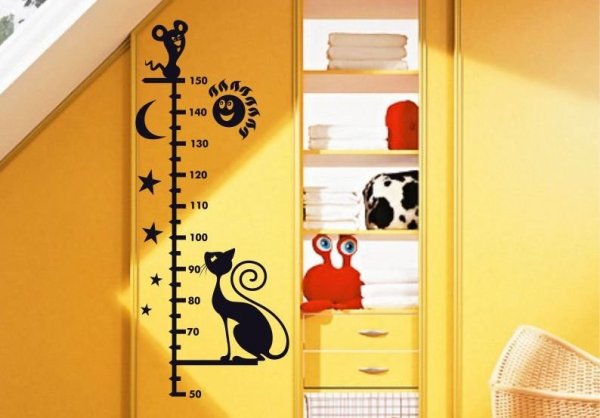 Наклейки ростомеры детские