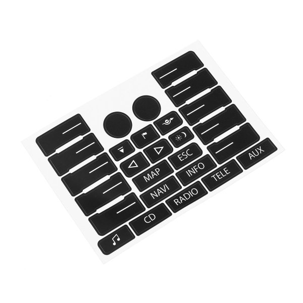 Наклейки на кнопки Туарег 2004 года