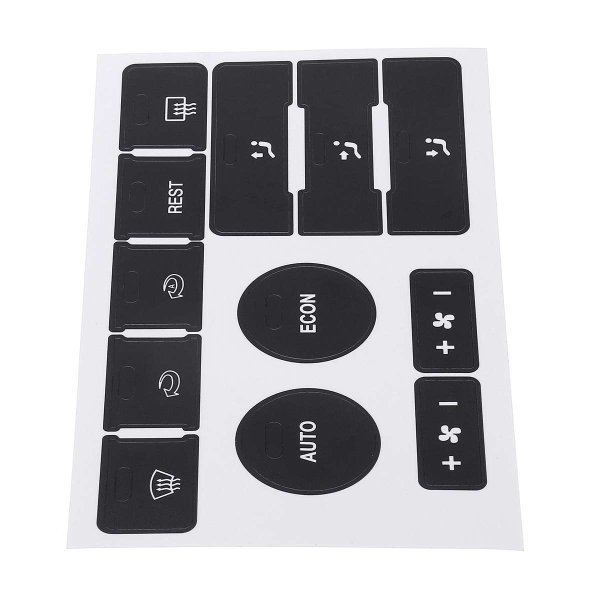 Наклейки на кнопки Фольксваген Туарег 2004 года