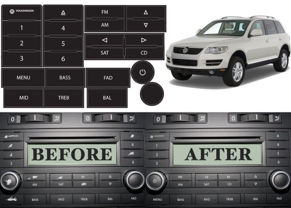 Наклейка Фольксваген Туарег