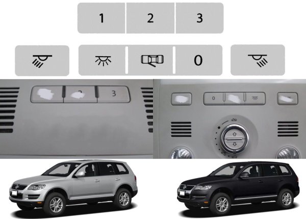 Volkswagen Touareg 2004 кнопки климата