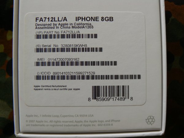 Iphone 4s 16gb коробка IMEI