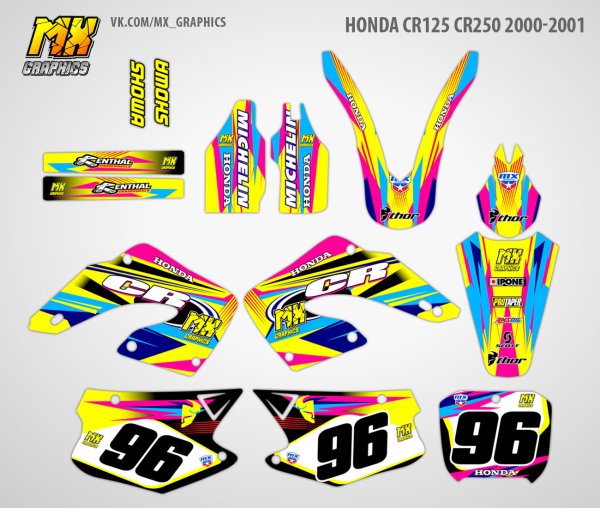 Графика Хонда CR 125