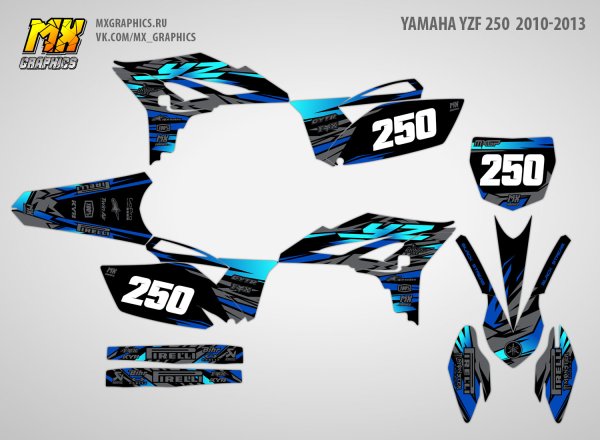 Ямаха YZF 250 2013 вектор