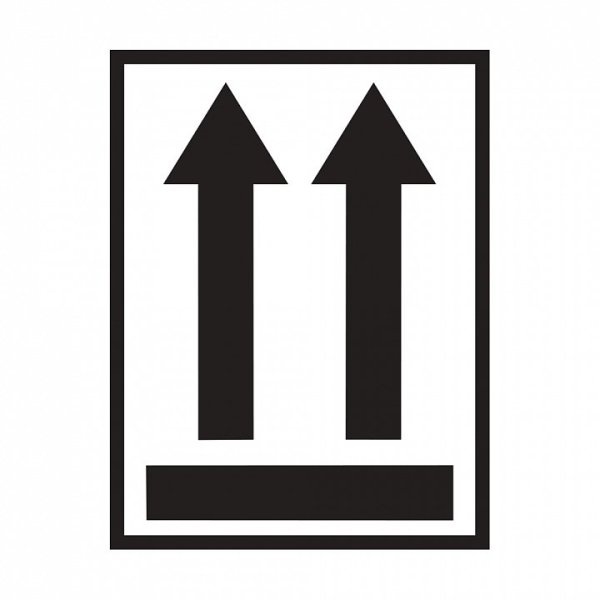 Манипуляционные знаки стрелка вверх