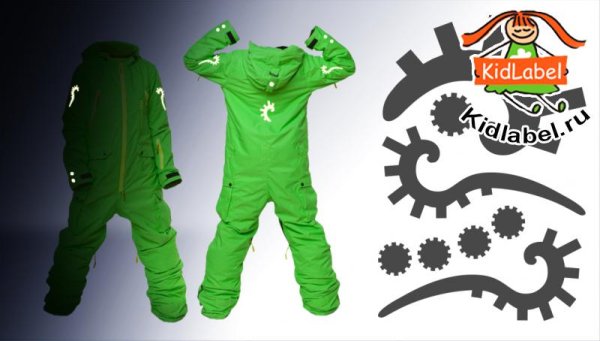 Стикеры для одежды светоотражающие (термоклеющиеся)