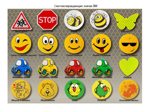 Световозвращающие значки