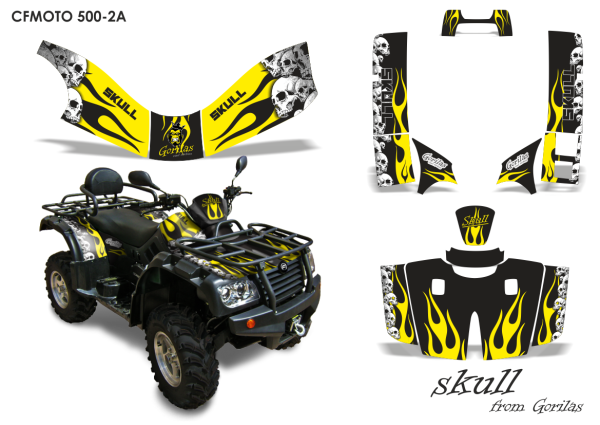 Наклейки на CF Moto x6