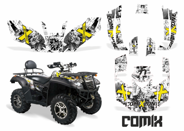 Наклейки на CF Moto x8