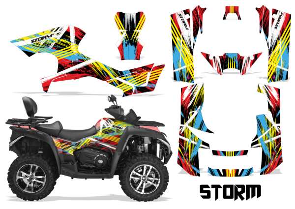 Наклейки на квадроцикл CF Moto x6