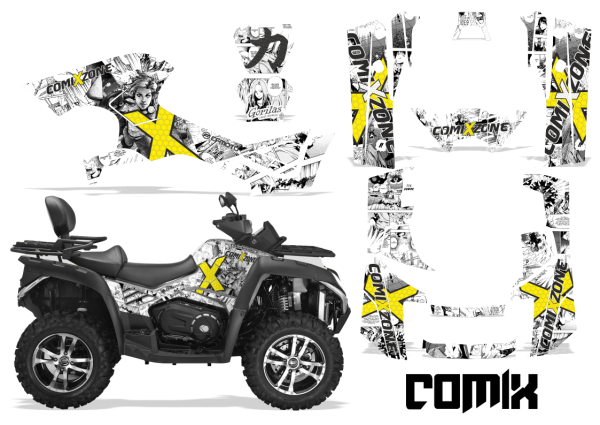 Наклейки на квадроцикл CF Moto x6