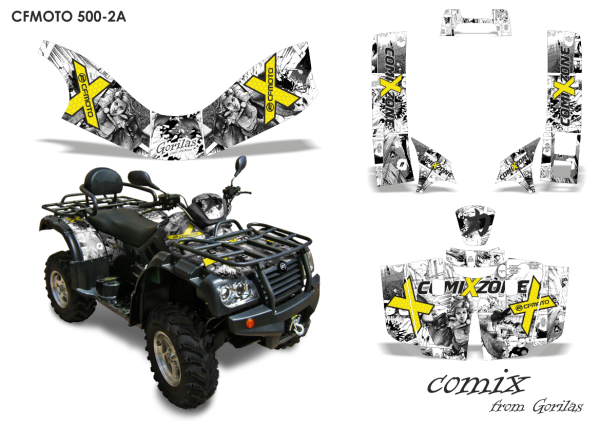 Наклейки для квадроцикла Solartek