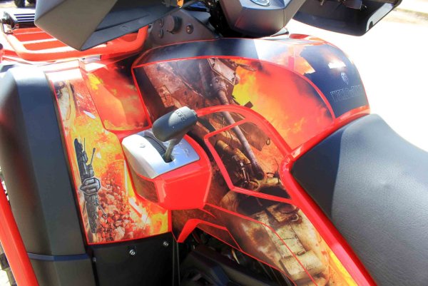 Квадроцикл спереди вектор