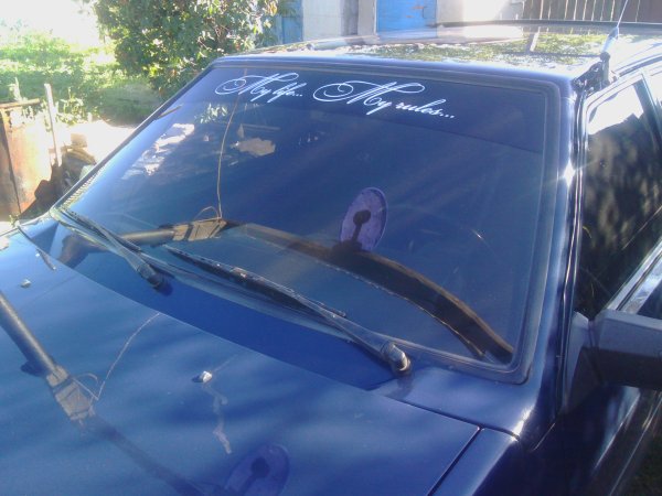 Надписи на лобовое стекло ВАЗ 2112