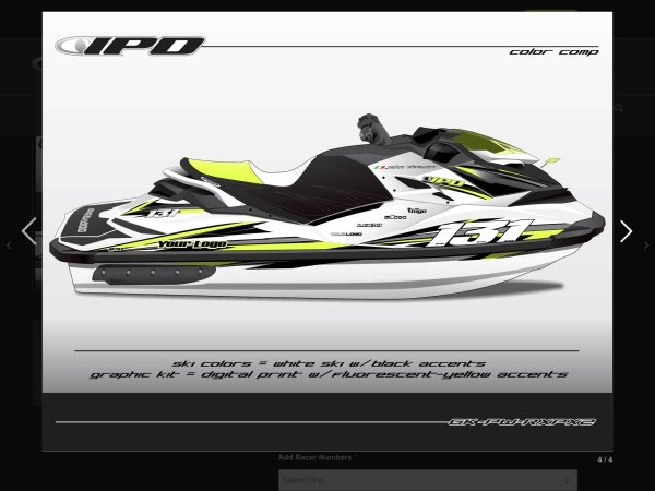 Комплект наклеек Sea Doo rxp300