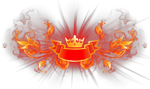 Костер мультяшный