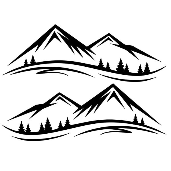 Стикеры горы