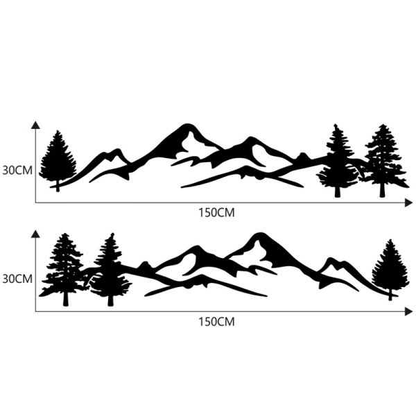 Наклейки на авто горы