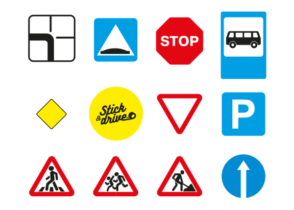 Знаки для велосипедистов