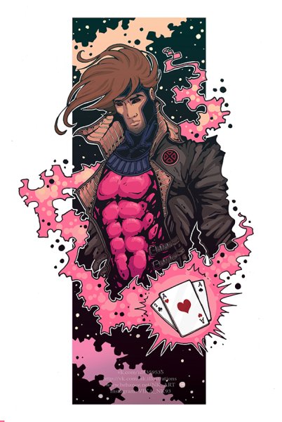 Гамбит люди Икс тату