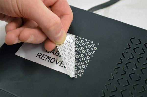 Защитная наклейка от вскрытия