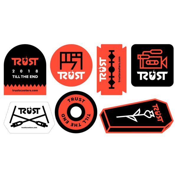 Наклейка Траст