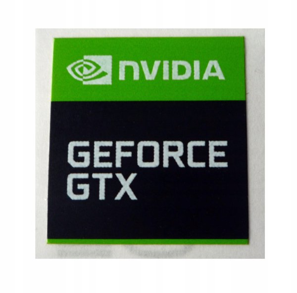 Стикер NVIDIA GTX