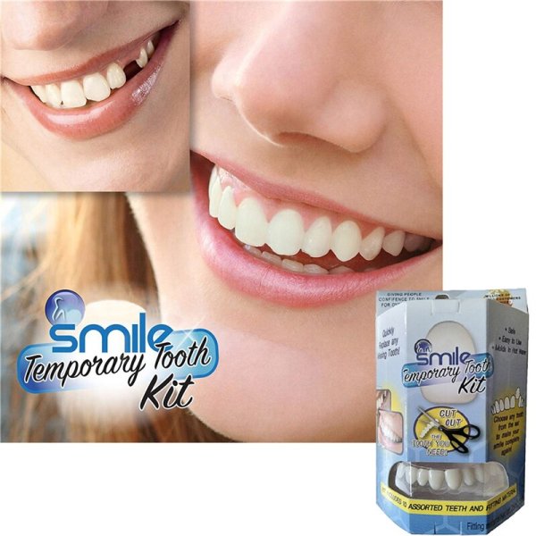 Зубные виниры комплект temporary Tooth smile