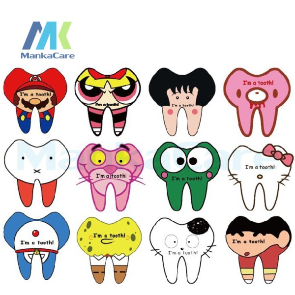 Кошачьи зубки стикер