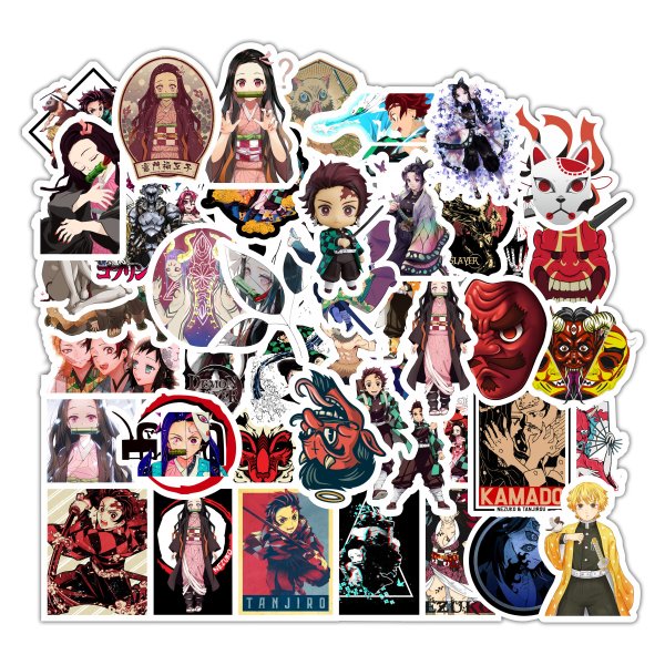 Наклейки клинок рассекающий демонов демоны