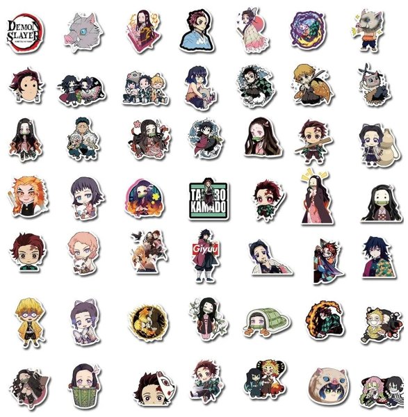 Стикеры Demon Slayer