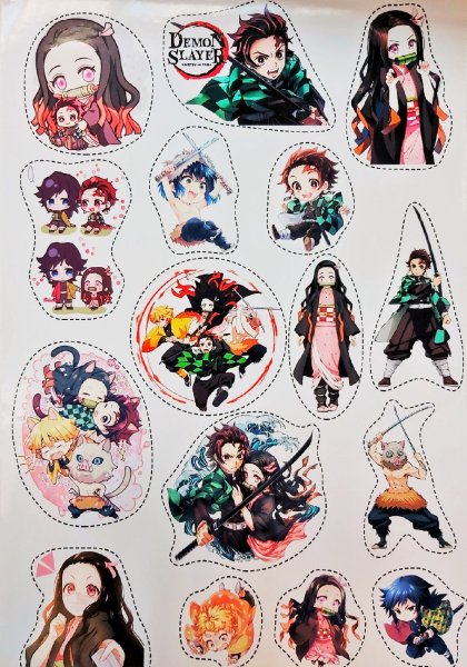 Стикерпак клинок рассекающий демонов