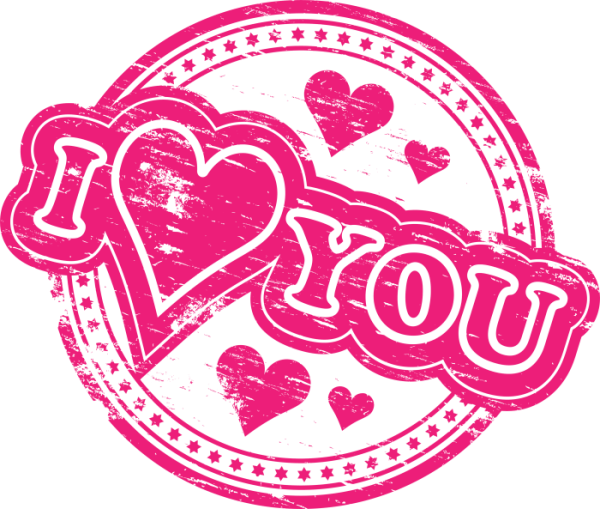 Наклейки я тебя люблю