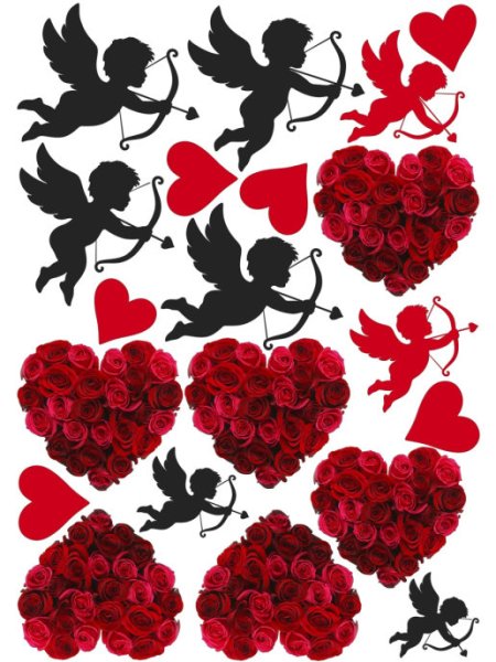 Стикеры с днем Святого Валентина