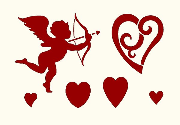 Валентинки для распечатывания