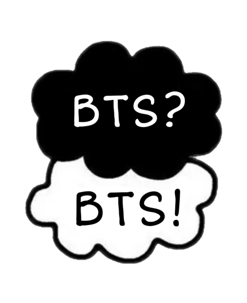 Черно белые Стикеры БТС