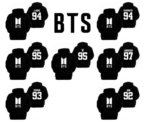 Наклейки надпись БТС