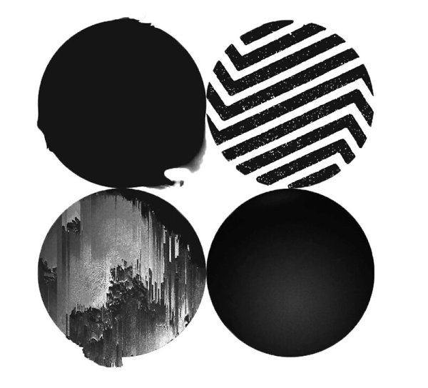 Черно белые Стикеры БТС