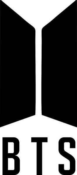 БТС АРМИ наклейки черно белые