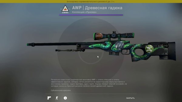 Наклейки на древесную гадюку КС го