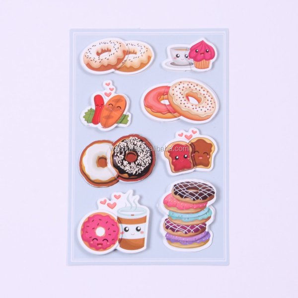 Зефирные наклейки "фрукты"