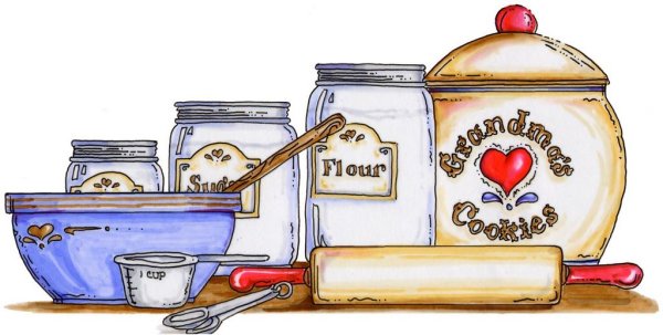 Кухонная утварь рисунок