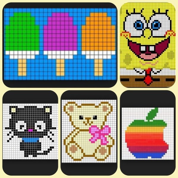 Стикеры по клеткам