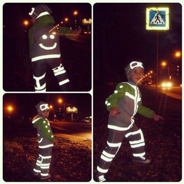 Световозвращающие элементы на одежде