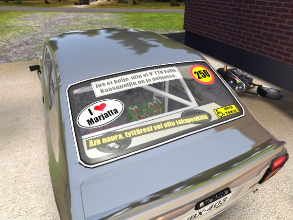 Стикеры на стекло май саммер кар